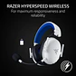 Audífonos Gamer Razer BlackShark V3 X HyperSpeed Wireless PS5 White - Miniatura 4