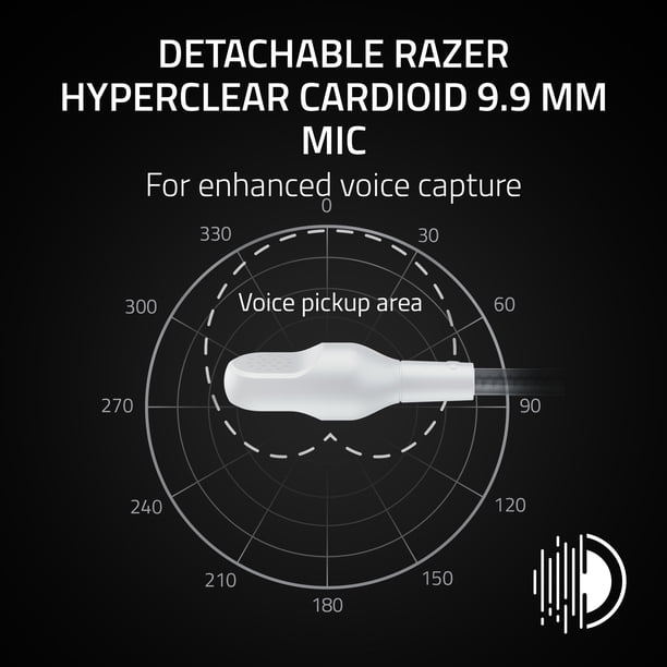 Audífonos Gamer Razer BlackShark V3 X HyperSpeed Wireless Xbox White 6