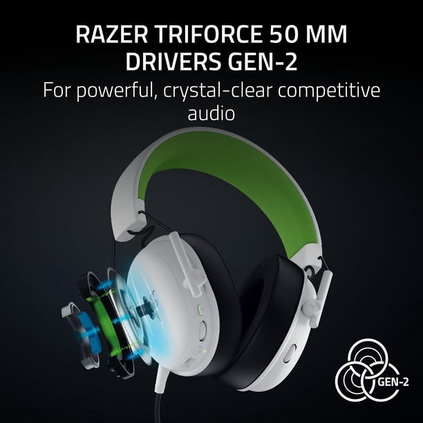 Audífonos Gamer Razer BlackShark V3 X HyperSpeed Wireless Xbox White 7