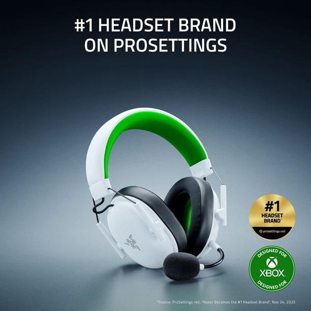 Audífonos Gamer Razer BlackShark V3 X HyperSpeed Wireless Xbox White 3