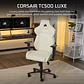 Silla Gamer Corsair TC500 LUXE Frost White Reclinable 160° - Miniatura 4