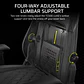 Silla Gamer Corsair TC500 LUXE Frost White Reclinable 160° - Miniatura 5