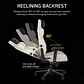 Silla Gamer Corsair TC500 LUXE Frost White Reclinable 160° - Miniatura 6