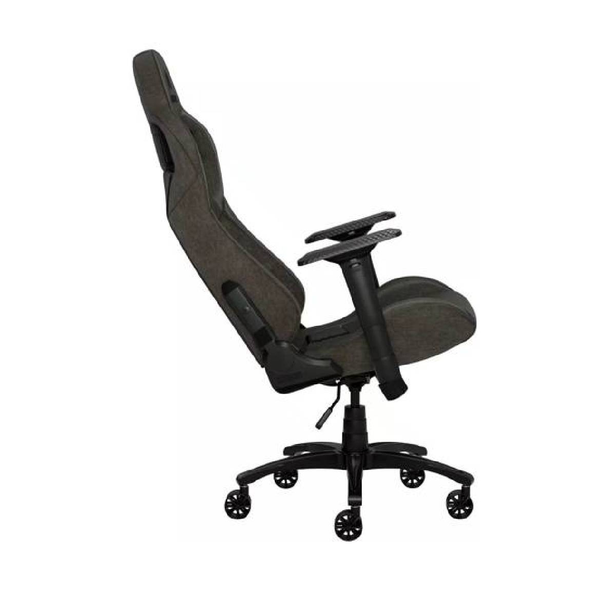 Silla Gamer Corsair T3 RUSH Fabric 2023 Carbón – Tela Transpirable, Soporte Lumbar Memory Foam y Reclinación Ajustable 3