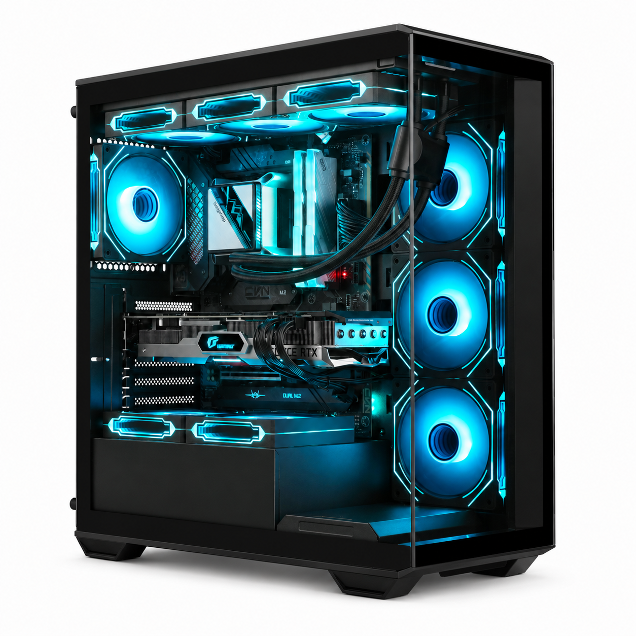 PC IA Pro Esgaming Ryzen 7 7800X3D + RX 9070 16GB | 64GB DDR5 | 1TB Gen5 + 2TB SSD | Windows 11 Pro 1