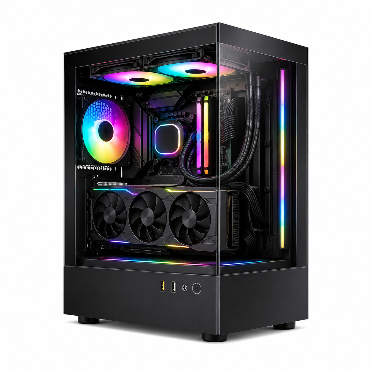 PC Gamer Esgaming AM5 Ryzen 7 7800X3D + RTX 5060 8GB | 32GB DDR5 | 1TB NVMe | WiFi | FreeDOS 1