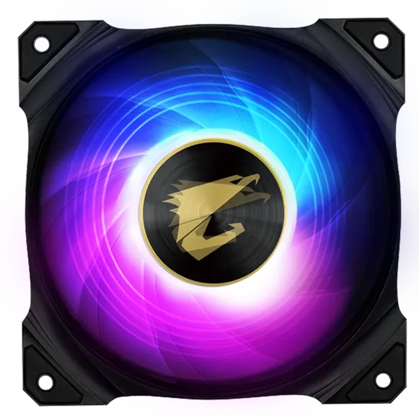 Ventilador Gigabyte AORUS 120 ARGB FAN | Máximo flujo de aire e iluminación ARGB OPEN BOX (SOLO VENTILADOR, SIN TORNILLOS) 1