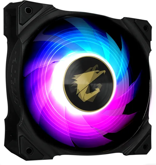 Ventilador Gigabyte AORUS 120 ARGB FAN | Máximo flujo de aire e iluminación ARGB OPEN BOX (SOLO VENTILADOR, SIN TORNILLOS) 2