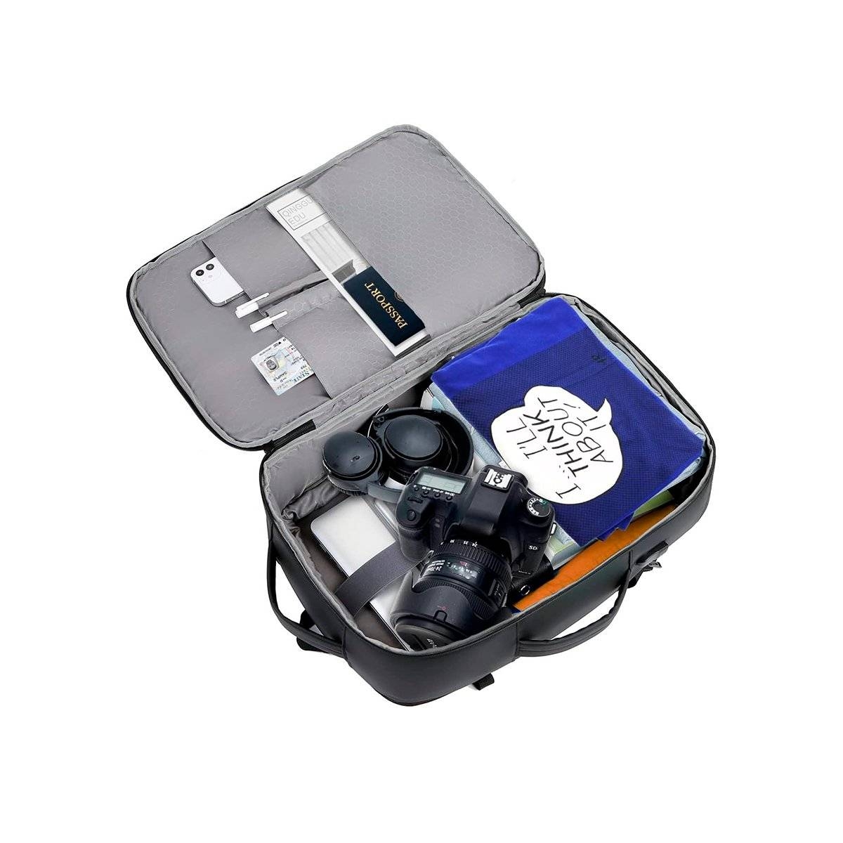 Mochila JTUB 807 Antirrobo con USB para Notebook 36L a 40L  Meta descripción 2