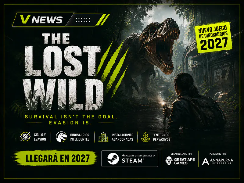 The Lost Wild: el nuevo juego de dinosaurios que llegará en 2027
