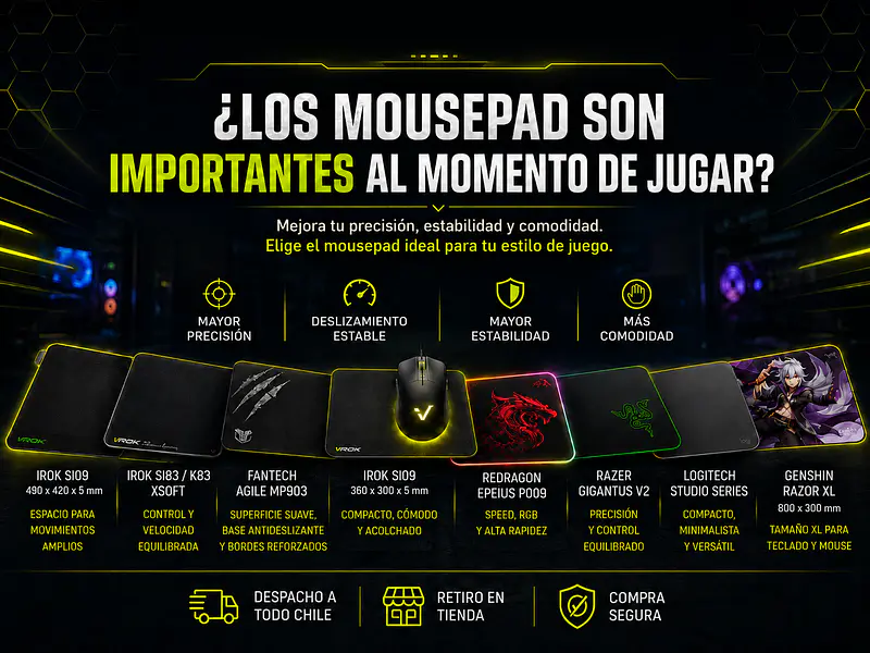 ¿Son importantes los mousepad para jugar? Guía gamer
