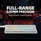 Teclado Gamer IROK MG68 MAX TRI MODE Magnético 65%  BLANCO - Miniatura 4