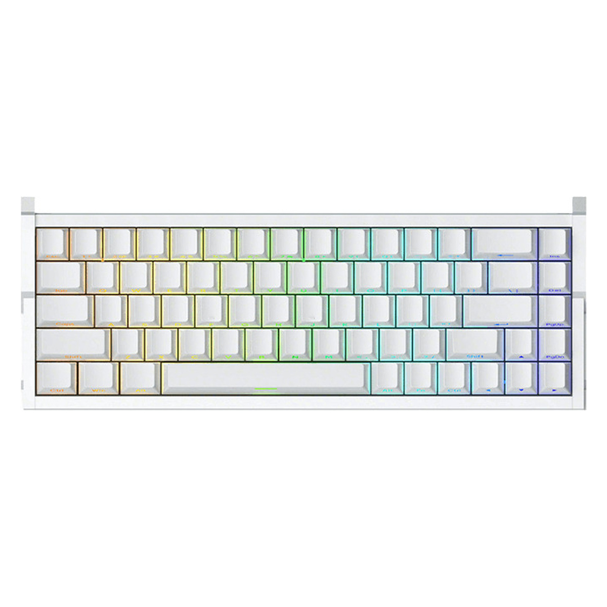 Teclado Gamer IROK MG68 MAX TRI MODE Magnético 65%  BLANCO 1