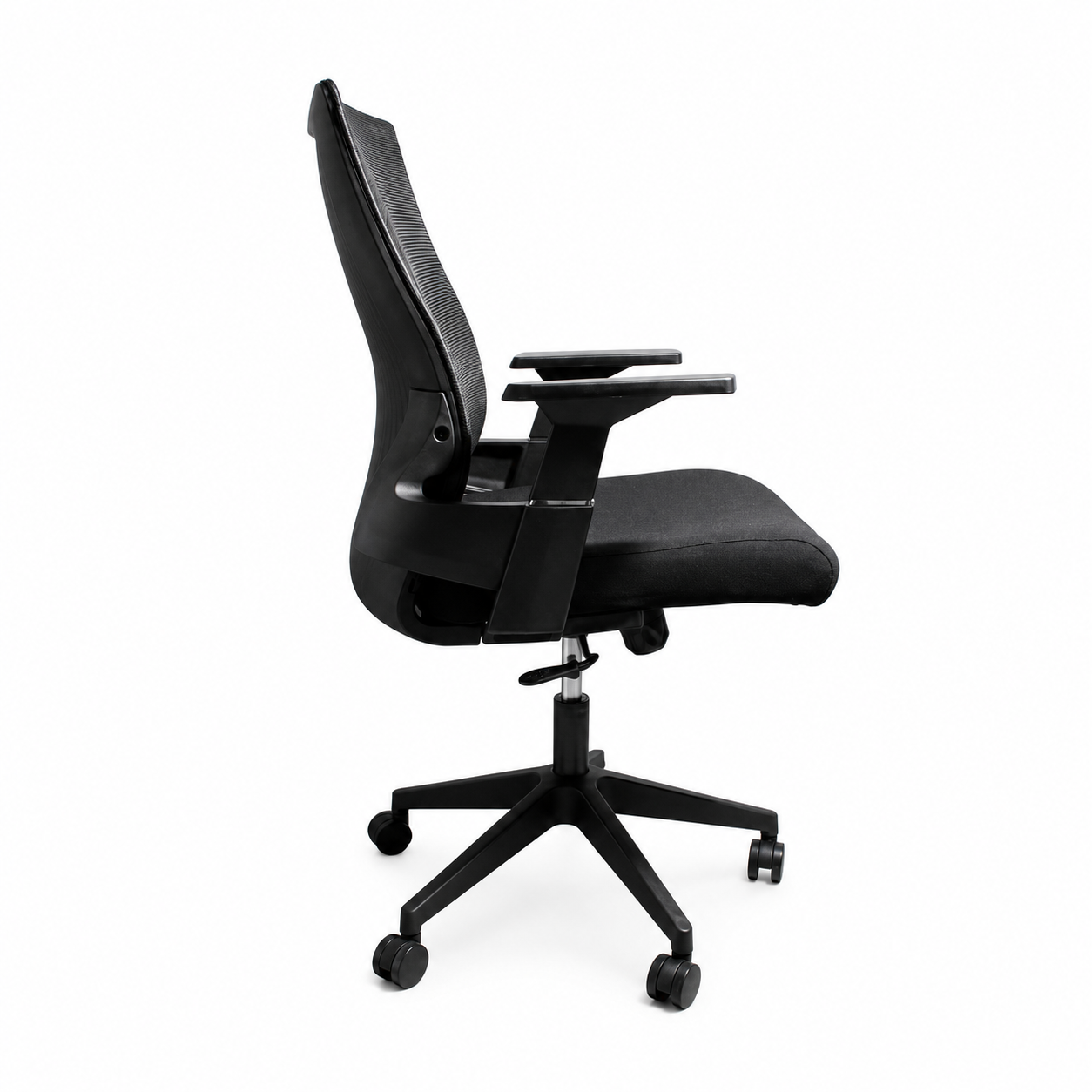 Silla de Oficina Penguin Clio OFBK001 Black – Respaldo de Malla, Altura Ajustable y Soporte de 120 kg 3