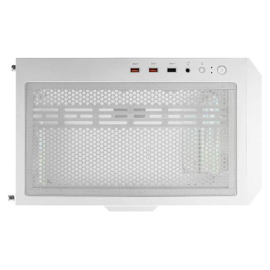Gabinete Gamer Cougar Duoface RGB White E-ATX – 3 Ventiladores ARGB, Doble Panel Frontal y Vidrio Templado 6