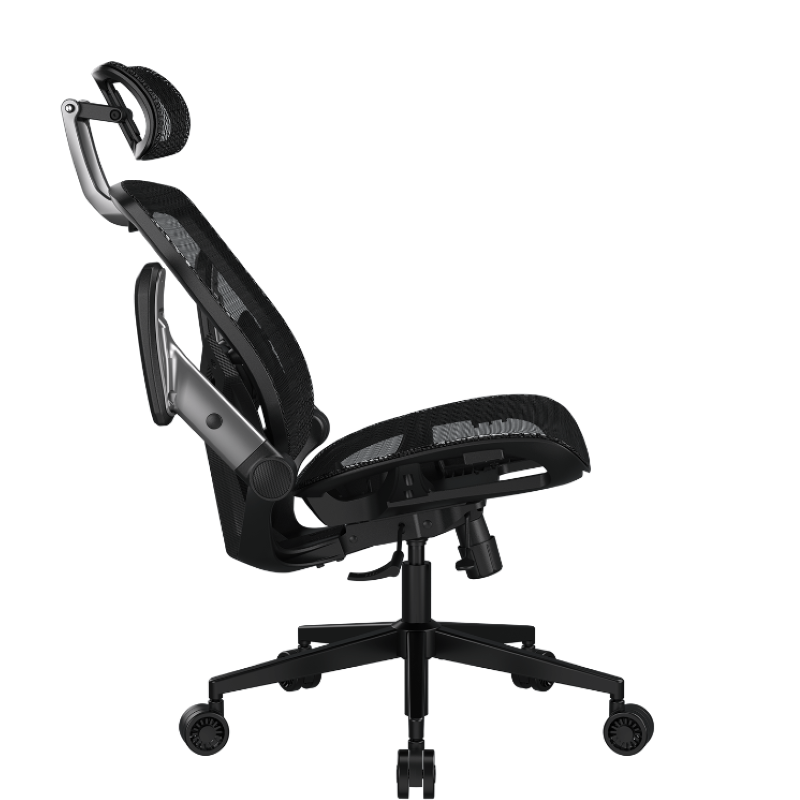 Silla Ergonómica Cougar Speeder One Negro – Malla Transpirable, Soporte Lumbar Ajustable y Reclinación 135° 3