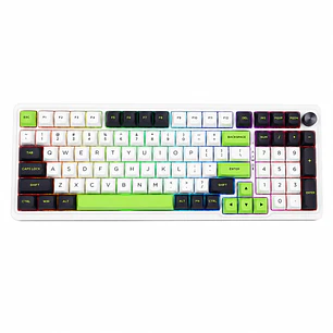 Teclado Mecánico Redragon Eisa Wireless 100% RGB Gasket Hot Swap Switch Mint Mambo Inglés