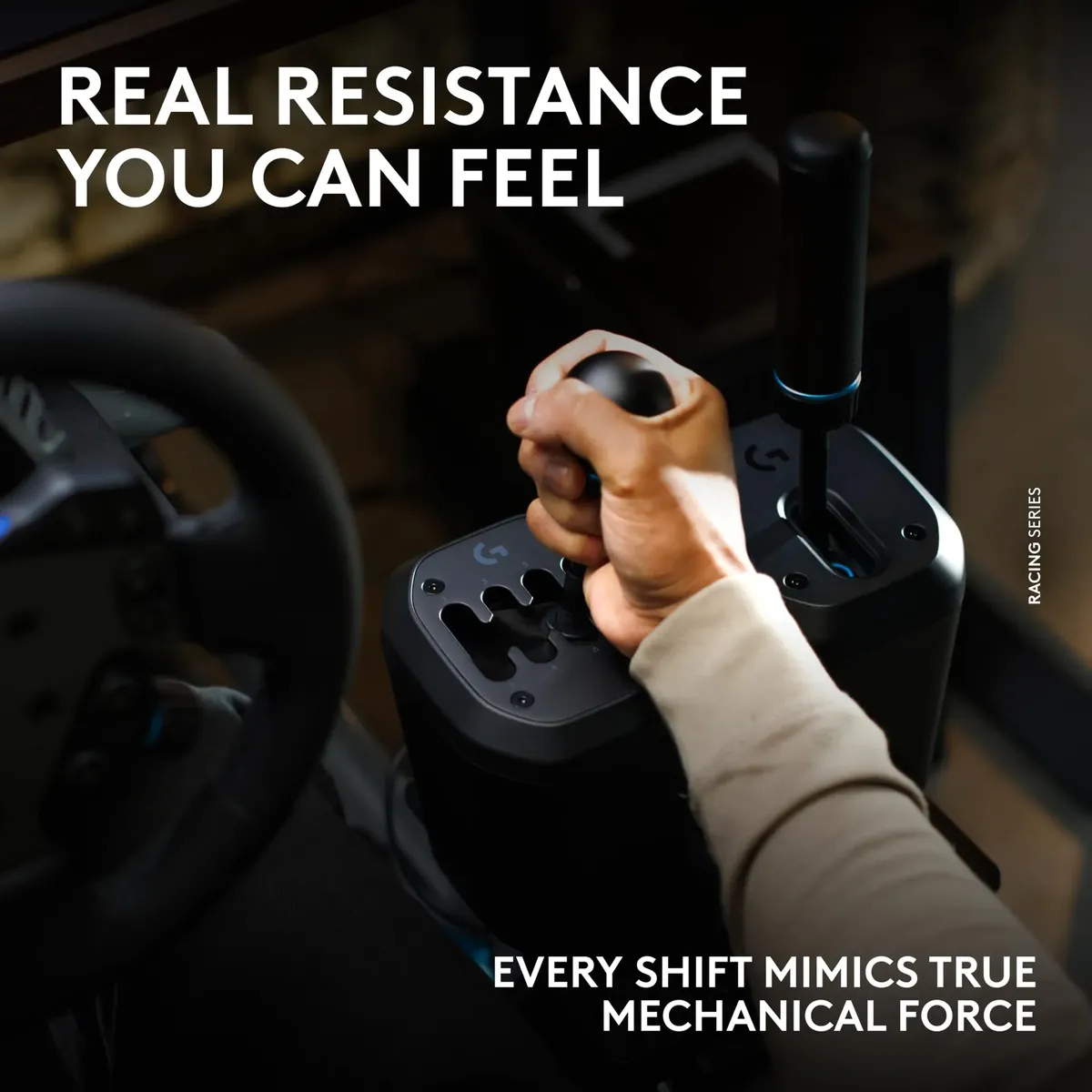 Palanca de Cambios Logitech G RS H-Shifter 7 Velocidades PS Xbox PC 8