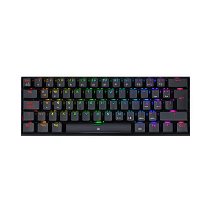 Teclado Mecánico Redragon Dragonborn K630 60% Español Switch Brown Negro