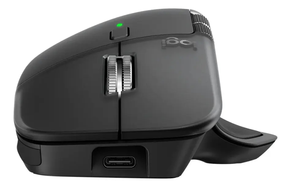 Mouse Inalámbrico Logitech MX Master 4 Bluetooth 8000 DPI MagSpeed Grafito 3