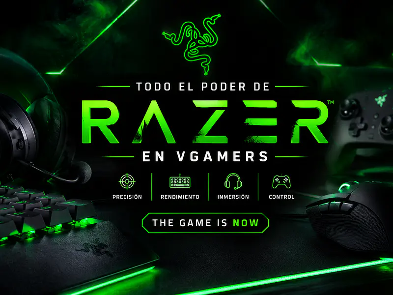 Razer en VGamers: Mouses, Teclados y Periféricos Gamer