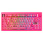Teclado Mecánico Inalámbrico Fantech MAXFIT8 MK921 80% QMK/VIA Rosa – Triple Conexión sw brown - Miniatura 1
