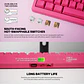 Teclado Mecánico Inalámbrico Fantech MAXFIT8 MK921 80% QMK/VIA Rosa – Triple Conexión sw brown - Miniatura 7