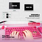Teclado Mecánico Inalámbrico Fantech MAXFIT8 MK921 80% QMK/VIA Rosa – Triple Conexión sw brown - Miniatura 8