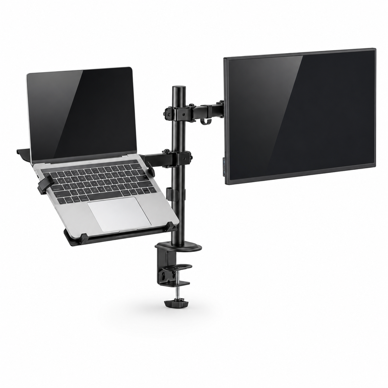 Soporte Articulado 2 en 1 Redragon Twin RDSM66-C024 para Monitor 17”–32” y Notebook 10”–15,6” 1