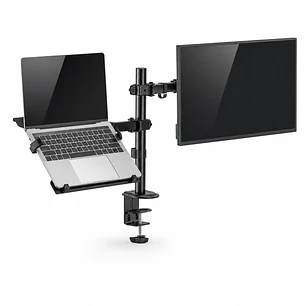Soporte Articulado 2 en 1 Redragon Twin RDSM66-C024 para Monitor 17”–32” y Notebook 10”–15,6”