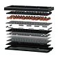 Teclado Mecánico Inalámbrico Fantech MAXFIT8 MK921 80 Teclas Tri-Mode | QMK/VIA, Hot-Swap, Gasket Mount y ARGB - Miniatura 4