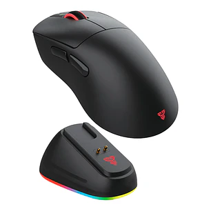 Mouse Gamer Inalámbrico Fantech YARI PRO WG14P Black 42.000 DPI 58 g Tri-Mode | Sensor PixArt PAW3950, 8K y Smart RGB Dock