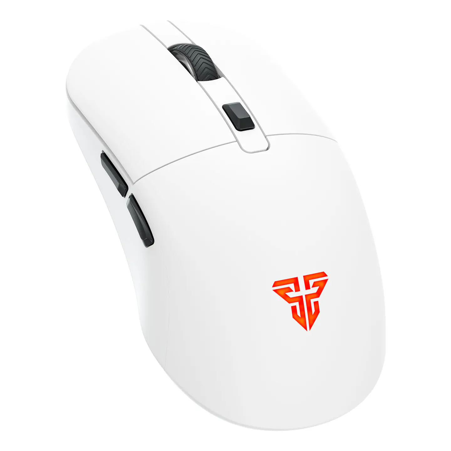Mouse Gamer Inalámbrico Fantech KANATA WG9RD blanco 12.000 DPI Tri-Mode | Bluetooth 5.4, 1.000 Hz y Smart RGB Dock 2
