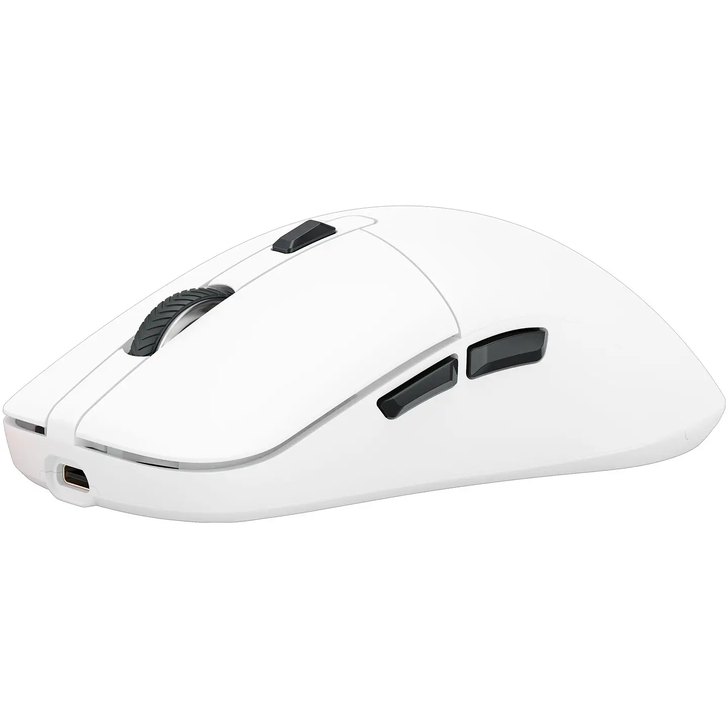 Mouse Gamer Inalámbrico Fantech KANATA WG9RD blanco 12.000 DPI Tri-Mode | Bluetooth 5.4, 1.000 Hz y Smart RGB Dock 5