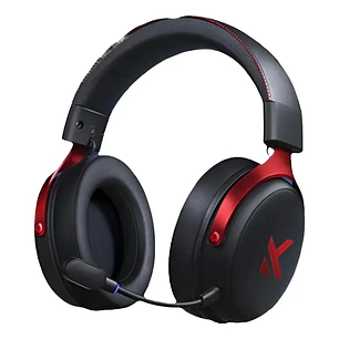 Audífonos Gamer MCHOSE V9 Series Wireless Gaming Headset steel black/red