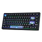 Teclado Magnético Epomaker HE80 Black 75% Hall Effect 8000Hz Tri-Mode RGB - Miniatura 3