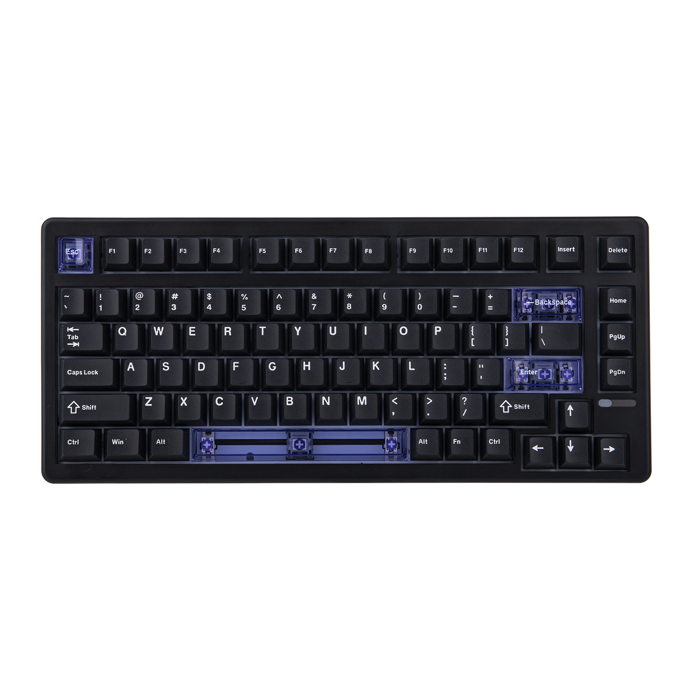 Teclado Magnético Epomaker HE80 Black 75% Hall Effect 8000Hz Tri-Mode RGB 4