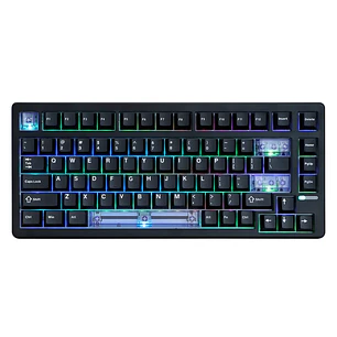 Teclado Magnético Epomaker HE80 Black 75% Hall Effect 8000Hz Tri-Mode RGB