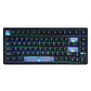 Teclado Magnético Epomaker HE80 Black 75% Hall Effect 8000Hz Tri-Mode RGB - Miniatura 1