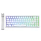 Teclado Magnético Epomaker HE68 Lite White 65% Hall Effect 8000Hz RGB USB-C - Miniatura 2
