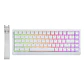 Teclado Magnético Epomaker HE68 Lite White 65% Hall Effect 8000Hz RGB USB-C - Miniatura 1