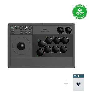 Arcade Stick 8BitDo para Xbox Black Hall Effect Inalámbrico USB-C para Xbox Series X|S, Xbox One y PC