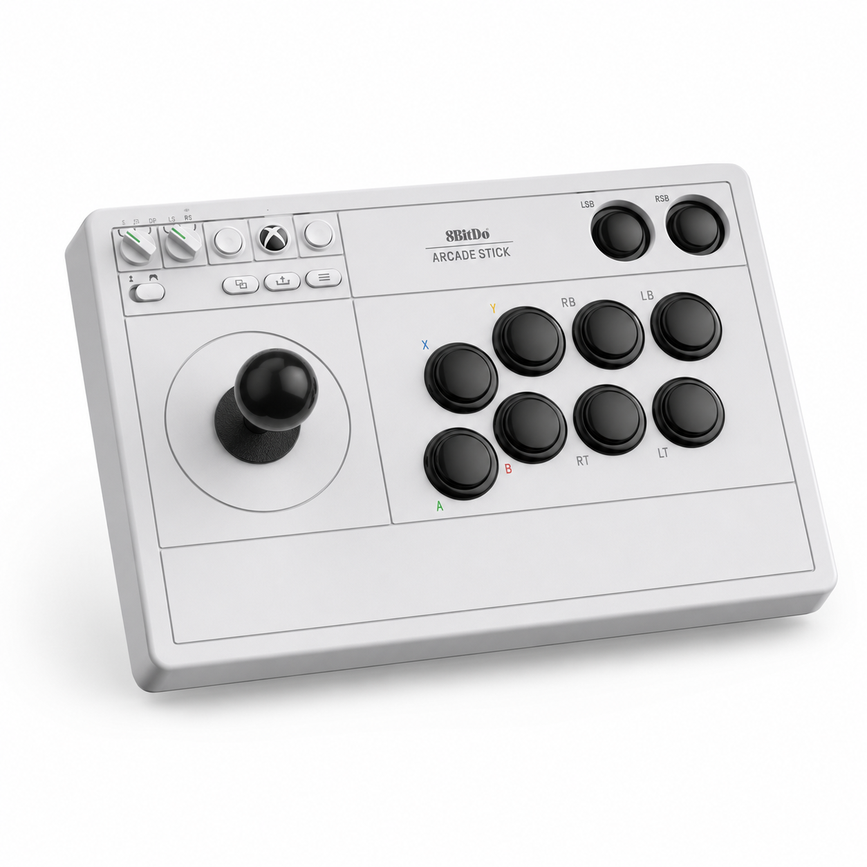 Arcade Stick inalámbrica 8BitDo para Xbox White Inalámbrico 2.4 GHz USB-C para Xbox Series X|S, Xbox One y PC 3