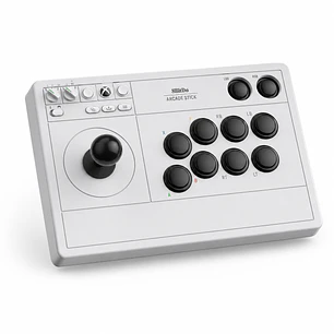 Arcade Stick 8BitDo para Xbox White Inalámbrico 2.4 GHz USB-C para Xbox Series X|S, Xbox One y PC