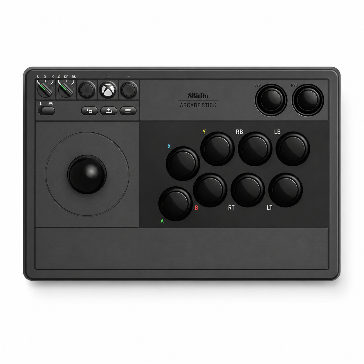 Arcade Stick inalámbrica 8BitDo para Xbox Black Hall Effect Inalámbrico USB-C para Xbox Series X|S, Xbox One y PC 1