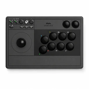 Arcade Stick 8BitDo para Xbox Black Hall Effect Inalámbrico USB-C para Xbox Series X|S, Xbox One y PC