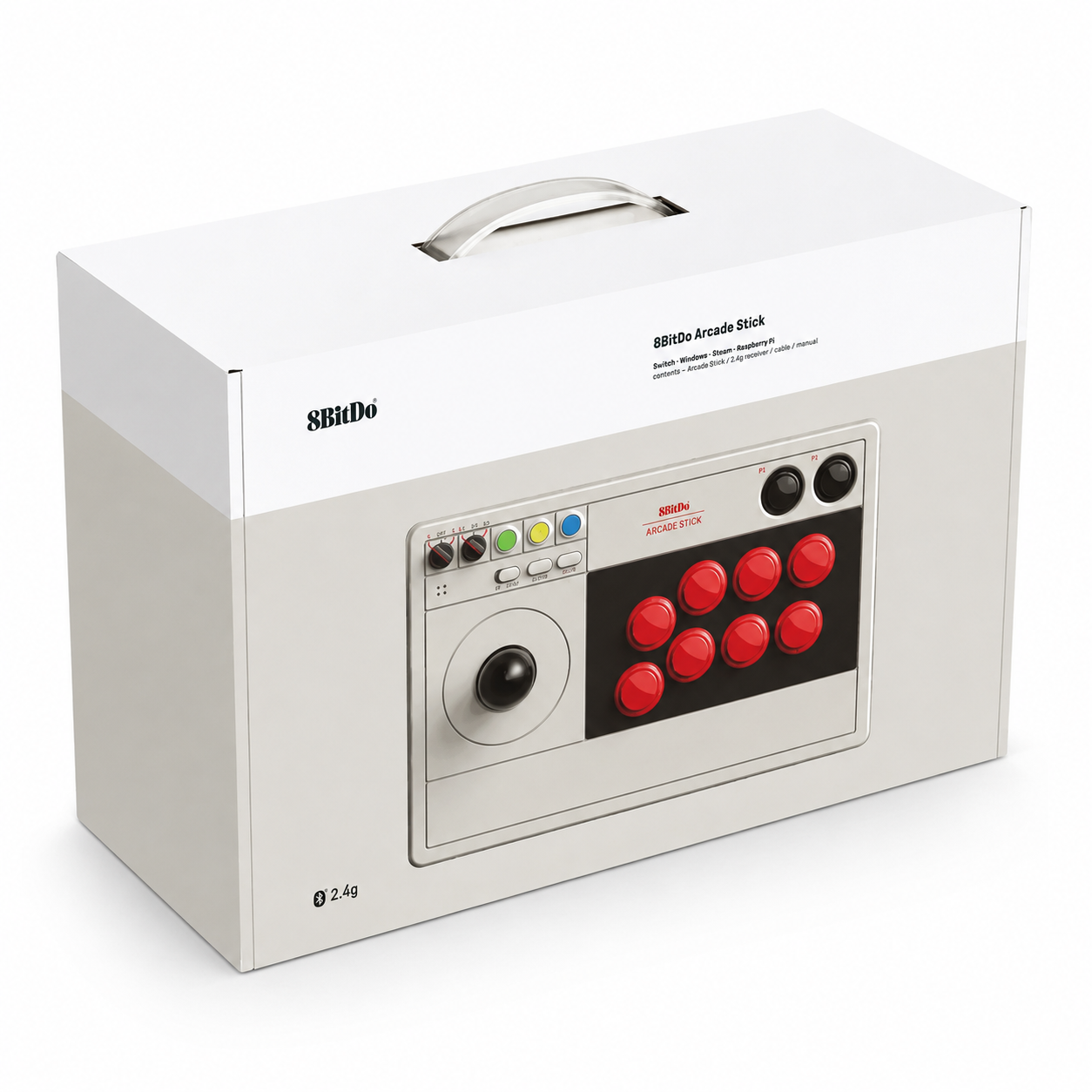 Arcade Stick Inalámbrico 8BitDo Standard Version Tri-Mode Bluetooth 2.4 GHz USB-C para Nintendo Switch y PC 2