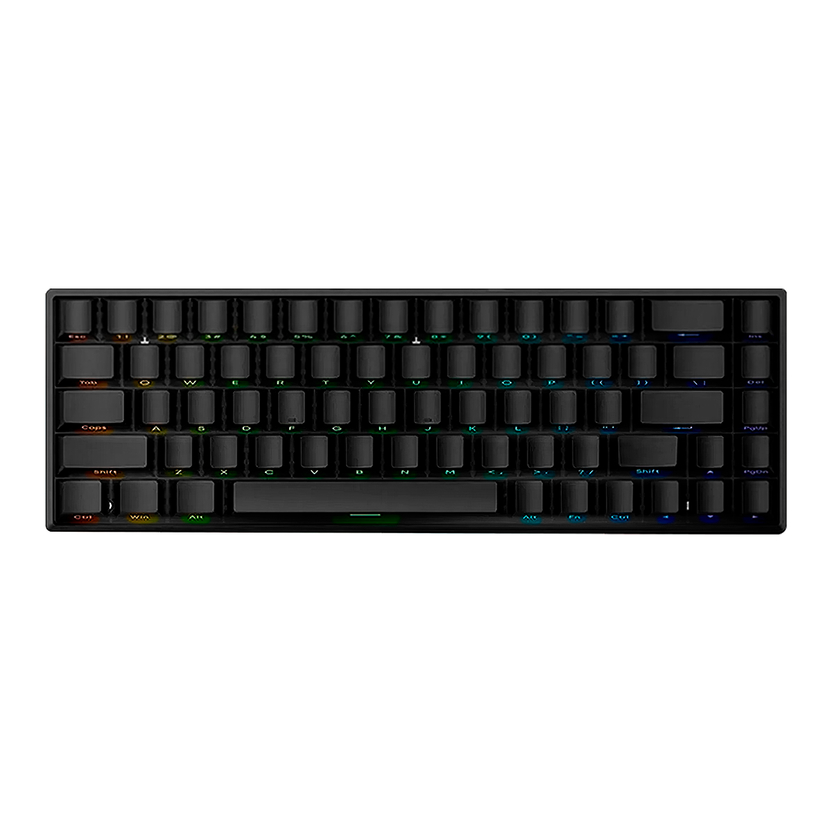 Teclado gamer Inalámbrico magnético irok mars68 wireless Black 1