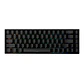Teclado gamer Inalámbrico magnético irok mars68 wireless Black - Miniatura 1