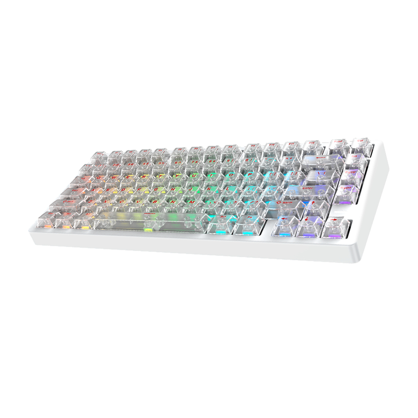 Teclado Magnético IROK Mars75 Pro 75% Hall Effect 8000Hz RT 0.001mm ARGB Blanco 3